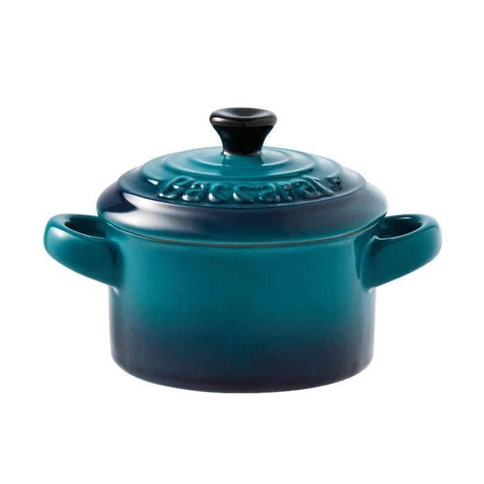 Baccarat Le Connoisseur Stoneware Mini Casserole with Lid 160ml Lagoon