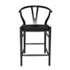 Sk Designer Living | Replica Hans Wegner Wishbone Stool - Black