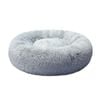 Pawz Round Pet Calming Bed Plush 60CM Grey