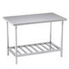 Soga 120x70x85cm Stainless Steel Prep Bench