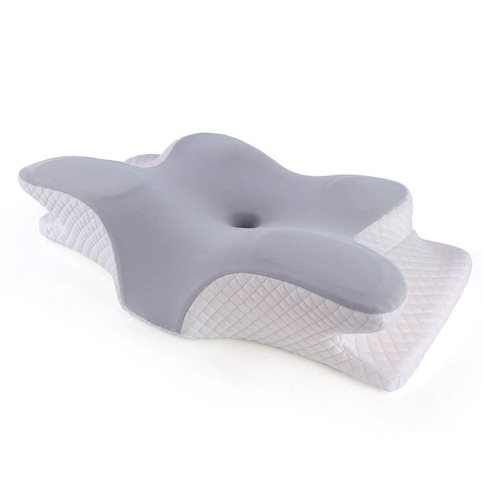 Orthopedic Neck Shoulder Pillow Memory Foam 2 Heights With Washable Cover