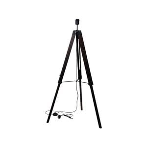 Oriel Lighting Trevi Tripod Floor Lamp Base Walnut 123cm