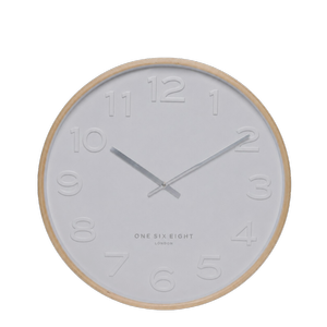 One Six Eight London Bella White 41cm Silent Wall Clock
