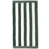 Bambury Classic Stripe Beach Towel - Moss