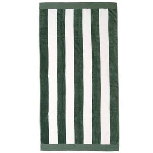 Bambury Classic Stripe Beach Towel - Moss