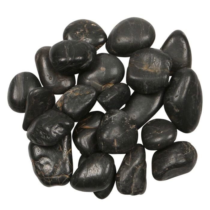 Tuscan Path 15kg 30-50mm Black Polished Pebbles