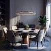 Telbix Tarson Contemporary Pendant Hanging Lamp Light Metal Silicon Black Gold Matte