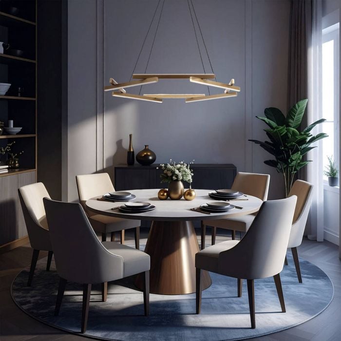 Telbix Tarson Contemporary Pendant Hanging Lamp Light Metal Silicon Black Gold Matte