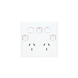 HPM Double Square Powerpoint With Extra Switch