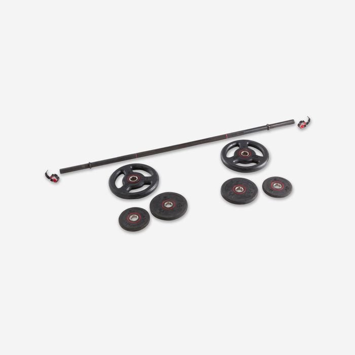 Domyos Weight Training Pump Bar Kit 20kg - One Size