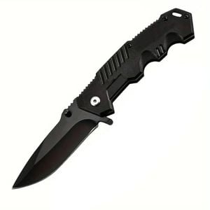 Survival Folding Knife Black