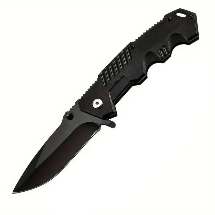 Survival Folding Knife Black