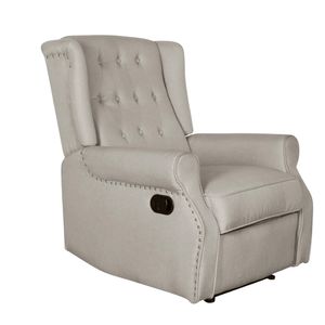 Linen Recliner Chair - Beige