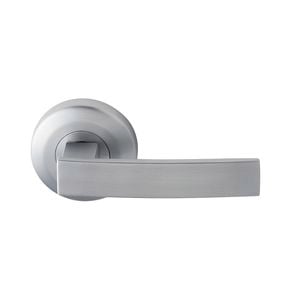 Delf Trade Satin Chrome Lucca Round Dummy Lever Set