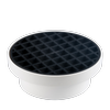 Holman 100 x 90mm Storm ABS Finishing Collar With Grate