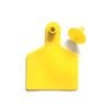 100x Cattle Ear Tags 7.5x10cm Set - Xl Yellow Blank Cow Sheep Livestock Labels