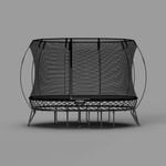Springfree Medium Oval Trampoline - Pure Black 2.4m X 3.4m