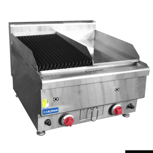 Gasmax Benchtop Lpg Gas Combo 1/2 Char & Griddle - Jus-trgh60elpg