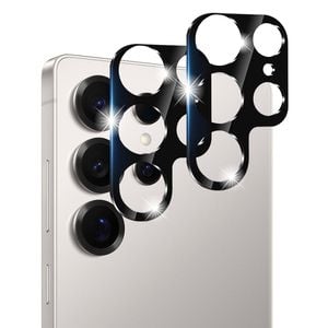 2 Pack MEZON Samsung Galaxy S25 Ultra (6.9") Full Cover Camera Lens Tempered Glass