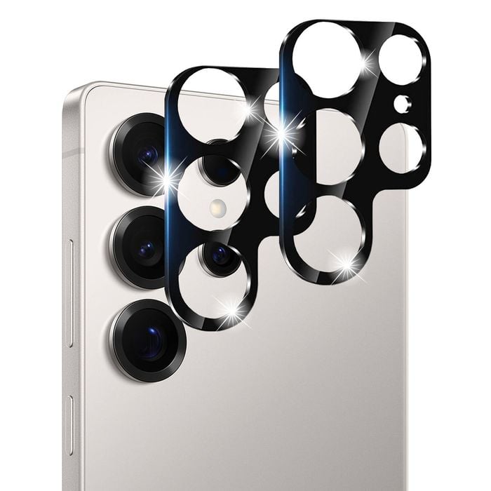 2 Pack MEZON Samsung Galaxy S25 Ultra (6.9") Full Cover Camera Lens Tempered Glass