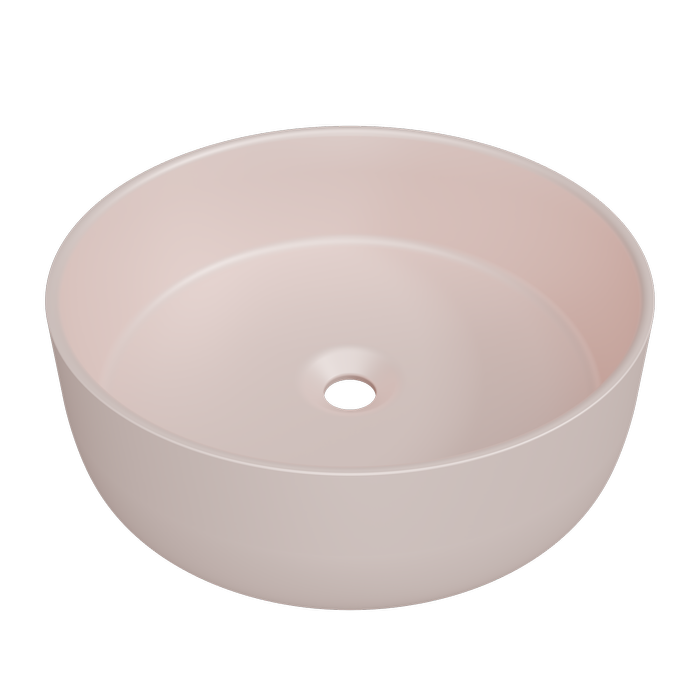 New England Joinery 360mm Pink Matt Allure Basin