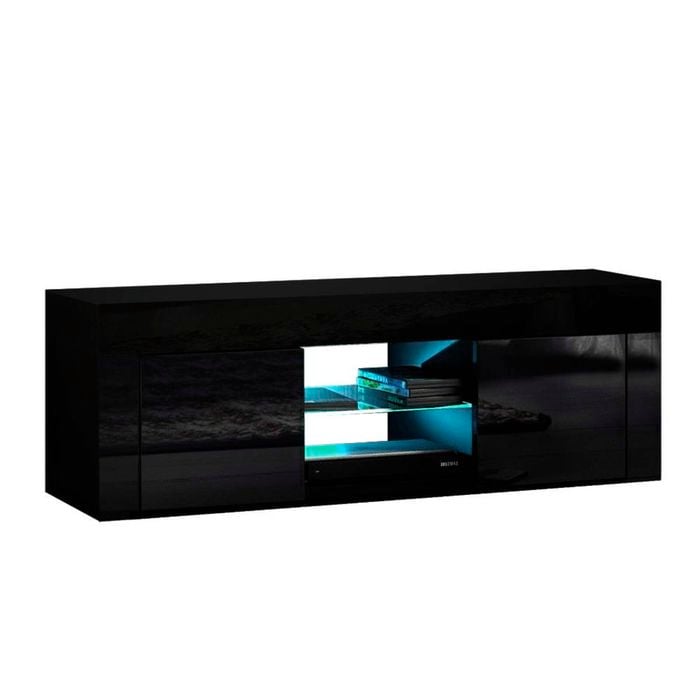 Artiss TV Unit Black 130cm
