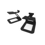 Kanto SE6 Elevated Desktop Speaker Stands for Large Speakers - Pair, Black