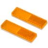 Goliath 70 x 25 x 7mm Amber Reflector