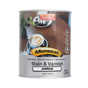 Bondall 1L Monocel Jarrah Stain And Varnish