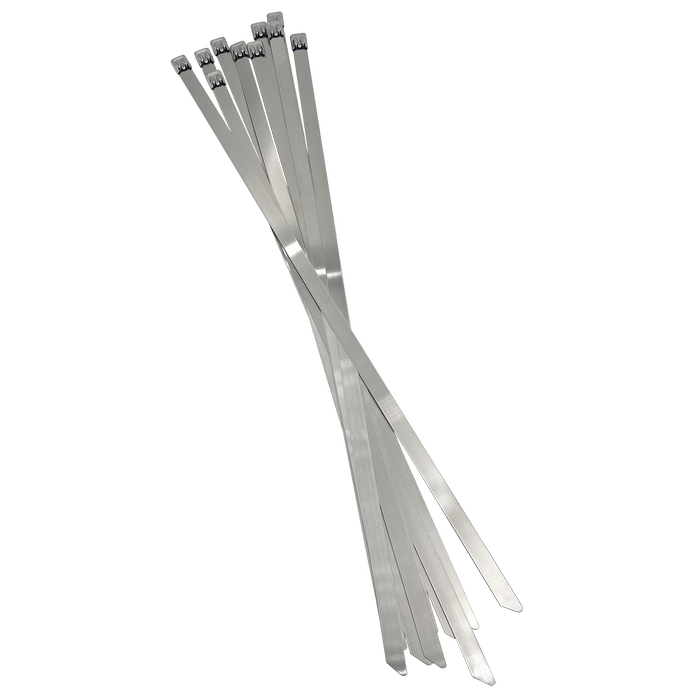 Stainless Steel Cable Ties 520mm X 7.9MM DOUBLE BALL 316SS 10Pk.