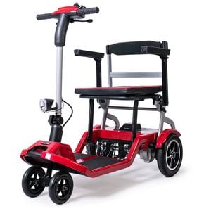 EQUIPMED Lightweight Mobility Scooter Red