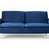 Gyllene Velvet Sofa Bed - Navy