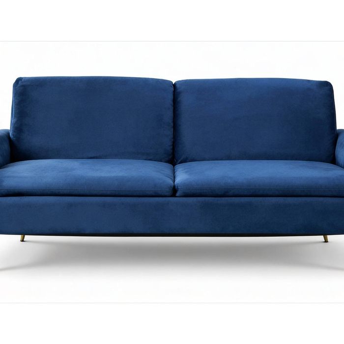 Gyllene Velvet Sofa Bed - Navy