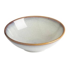 Olympia Coupe Bowls Drift Grey Plain Porcelain 155mm 6 Pack Tableware Crockery