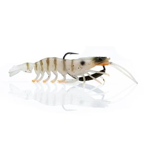 Chasebaits Flick Prawn 125mm Soft Plastic Fishing Lure 09 Brown Tiger
