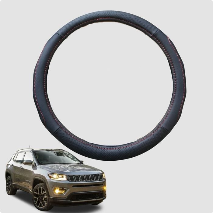 Steering Wheel Cover for Jeep Compass 2006-2017 (MK49) 38CM | Circle