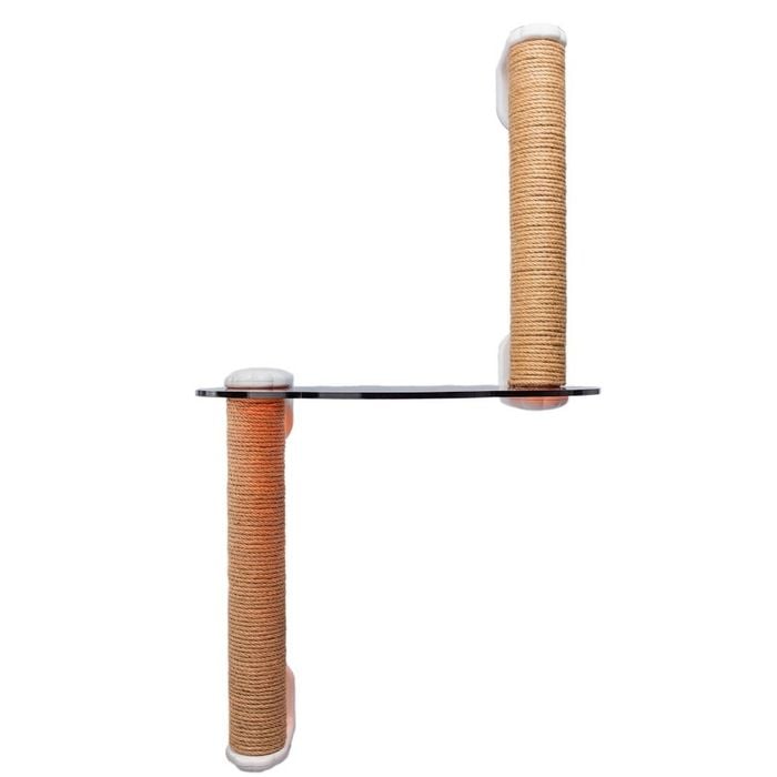 Michu Window Cat Tree with Scratchpost & Perch