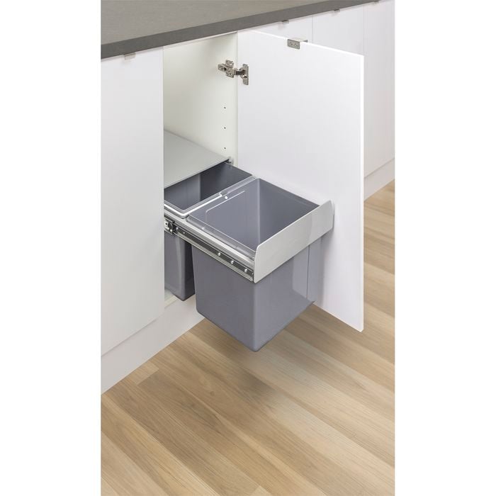 Kaboodle 2 x 15L Soft Close Waste Bin