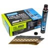 Titan Collated Framing Nails Gas Pack 75 x 3.06mm Bright Steel 1000 Box