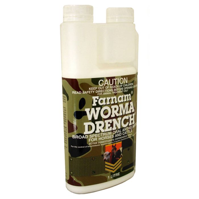 IAH Worma Drench Horses Oral Anthelmintic 1L
