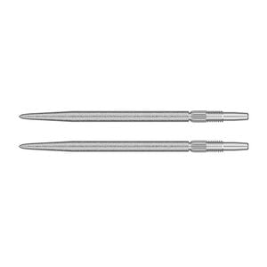 2PK Target Swiss SLK Dart Point Replacement Spare Accessory Tip 42mm Silver