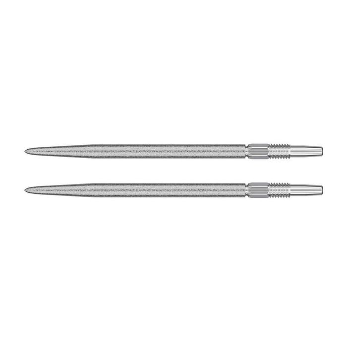 2PK Target Swiss SLK Dart Point Replacement Spare Accessory Tip 42mm Silver
