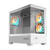 Gigabyte C201PI M-ATX CASE, Mid Tower, mini-ITX/m-ATX, White, H431x W242x D430 mm, 5 Slots, USB 3.0 x2, H=502 W=313 D=525 mm