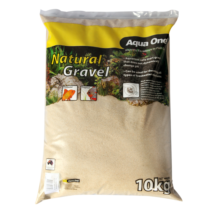 Aqua One Natural Gravel River Sand Australia 10kg (12335)