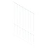 ProtectorAl 0350-1200W x 1800H Pearl White Raked 16-30º Flat Top Pool Fence Panel