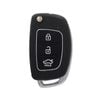 TKW 3 Button Remote Car Key Housing to suit Hyundai - Various Models - Blade Type - HYN14R