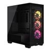 Corsair Icue Link 3500x Rgb Mid-tower E-atx Computer Case - Black [cc-9011280-ww]