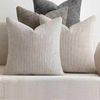 Gioia Casa 4-Pack Chenille Grid Cushion Covers 45cm x 45cm - Mixed Grey