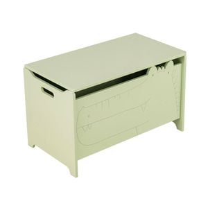 Costway 60cm Kids Toy Box Storage Chest Playroom Organizer - Green