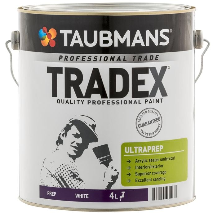 Taubmans Tradex Ultra Prep White Undercoat - 4L